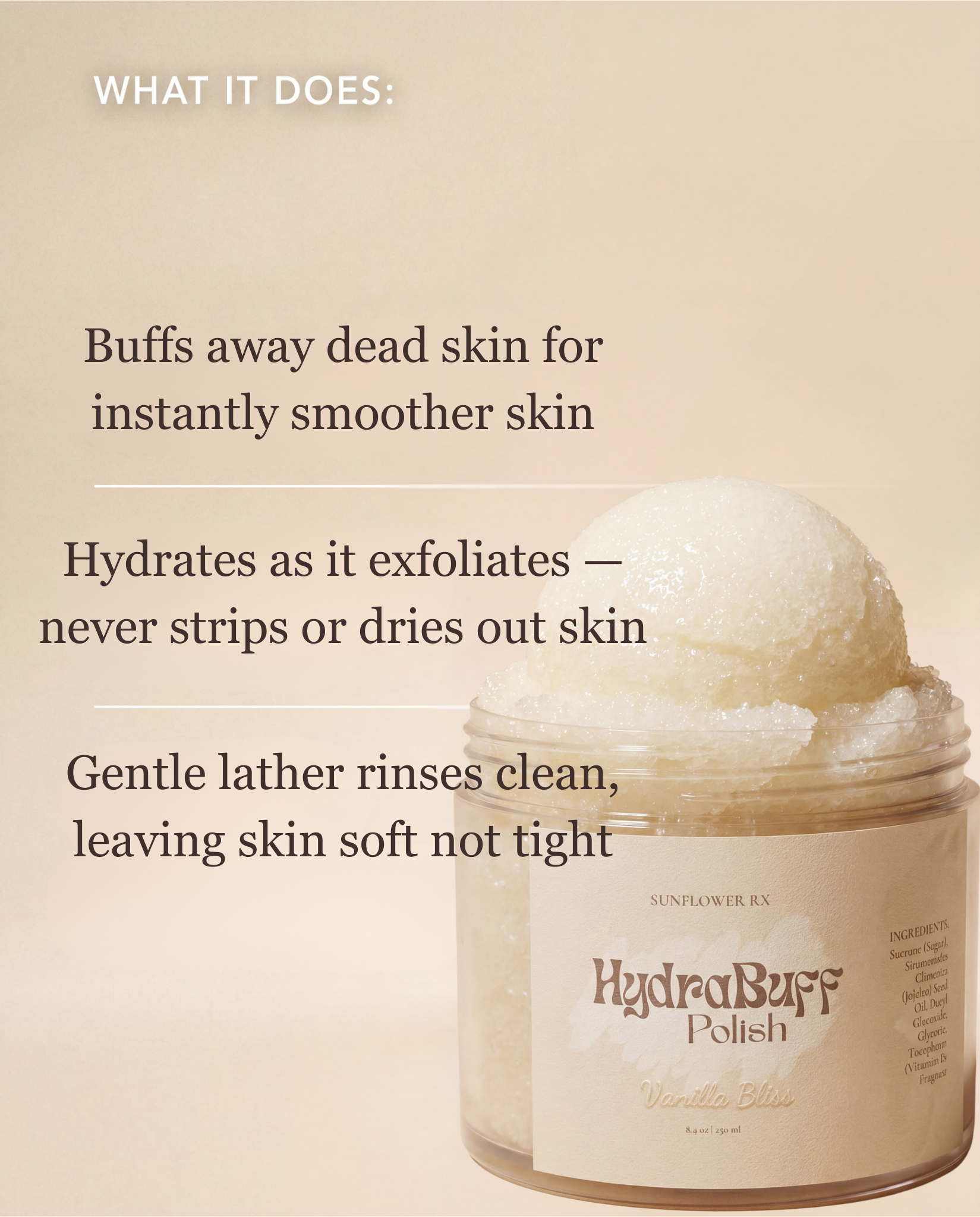 Buffing pad for HydraBuff Polish by My Store, showing a close-up of the soft, textured foam surface used for polishing.
